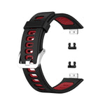 Cinturino di ricambio in silicone bicolore, For Huawei Watch Fit