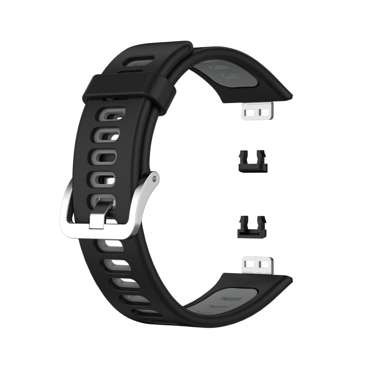 Cinturino di ricambio in silicone bicolore, For Huawei Watch Fit