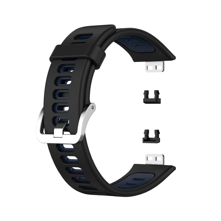 Cinturino di ricambio in silicone bicolore, For Huawei Watch Fit
