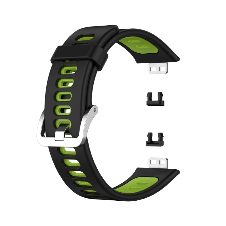 Cinturino di ricambio in silicone bicolore, For Huawei Watch Fit