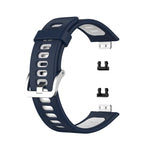 Cinturino di ricambio in silicone bicolore, For Huawei Watch Fit