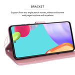 Custodia in pelle PU con vibrazione orizzontale in rilievo rosa con supporto, slot per carte e portafoglio, For Huawei Honor 10X Lite, For Huawei P smart 2021