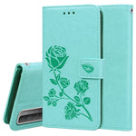 Custodia in pelle PU con vibrazione orizzontale in rilievo rosa con supporto, slot per carte e portafoglio, For Huawei Honor 10X Lite, For Huawei P smart 2021