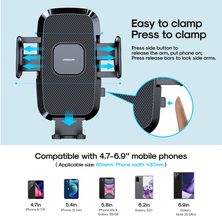 JOYROOM JR-ZS259 Supporto da auto meccanico con rotazione a 360 gradi per telefoni cellulari da 4,7-6,9 pollici, Air Vent, Dashboard