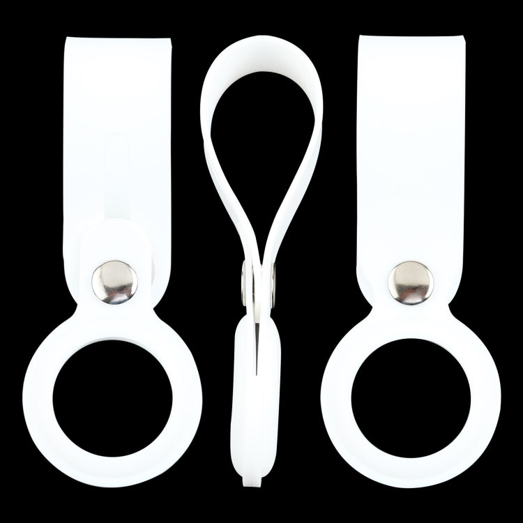Custodia protettiva in silicone con gancio per AirTag Apple