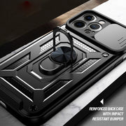 Cover per fotocamera scorrevole Custodia protettiva in TPU + PC, For iPhone 11, For iPhone 11 pro, For iPhone 11 Pro Max