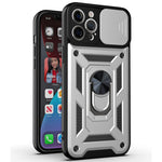 Cover protettiva in TPU con copri fotocamera scorrevole per iPhon