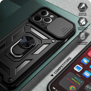 Cover per fotocamera scorrevole Custodia protettiva in TPU + PC, For iPhone 12, For iPhone 12 Pro, For iPhone 12 Pro Max