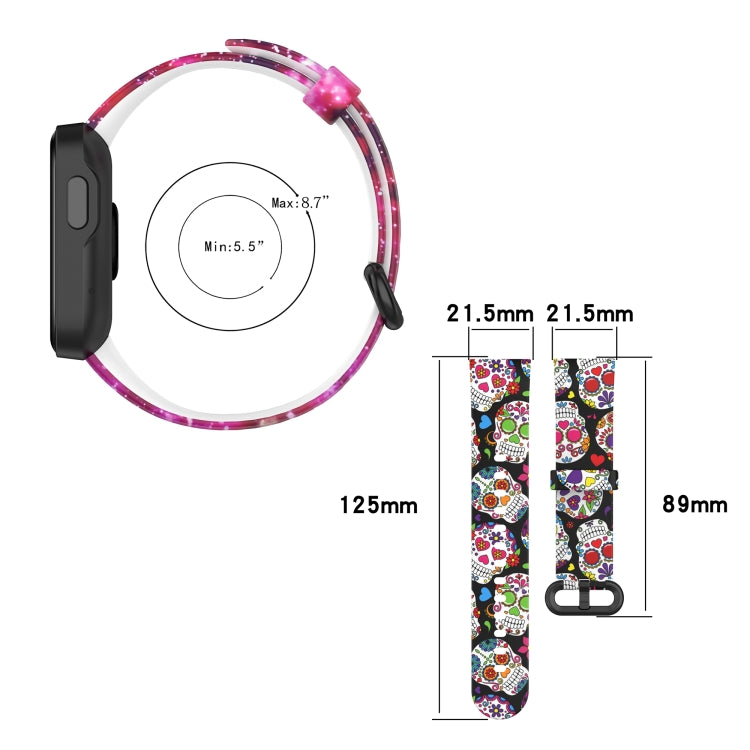 Cinturino di ricambio per stampa in silicone, For Xiaomi Mi Watch Lite / Redmi Watch