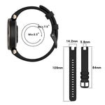 Cinturino di ricambio in silicone per cinturino con strumenti di smontaggio, For Garmin Lily