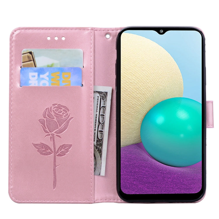 Custodia portafoglio in pelle PU rosa per Samsung Galaxy