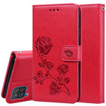 Custodia portafoglio in pelle PU rosa per Samsung Galaxy