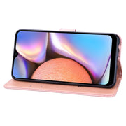 Custodia in pelle PU con vibrazione orizzontale in rilievo rosa con supporto, slot per carte e portafoglio, For Samsung Galaxy A32 5G, For Samsung Galaxy A42 5G, For Samsung Galaxy A52 5G / 4G, For Samsung Galaxy A72 5G / 4G