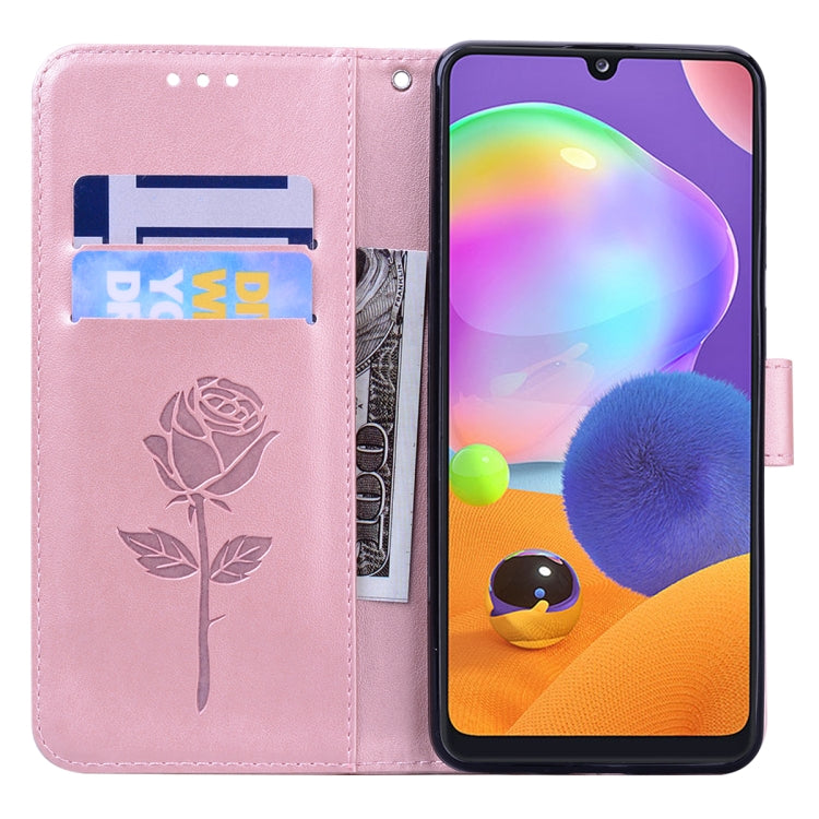 Custodia portafoglio in pelle PU rosa per Samsung Galaxy A52 5G