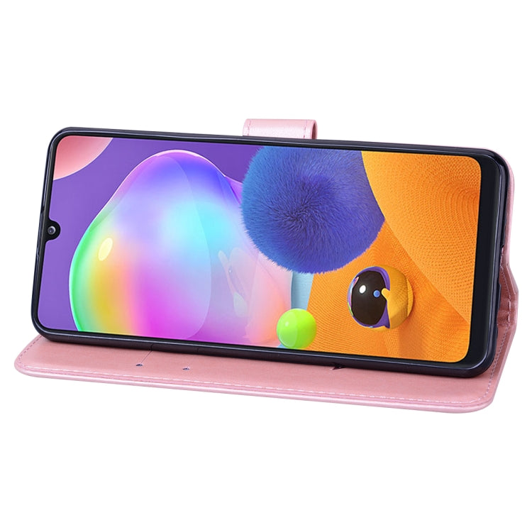 Custodia portafoglio in pelle PU rosa per Samsung Galaxy A52 5G