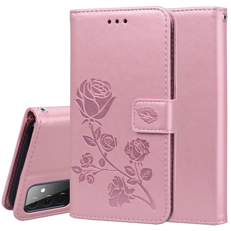 Custodia portafoglio in pelle PU rosa per Samsung Galaxy A52 5G