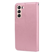 Custodia in pelle PU con vibrazione orizzontale in rilievo rosa con supporto, slot per carte e portafoglio, For Samsung Galaxy S21 5G, For Samsung Galaxy S21 Ultra 5G, For Samsung Galaxy S21+ 5G