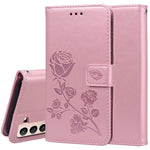 Custodia portafoglio in pelle PU rosa per Samsung Galaxy A52 5G