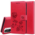 Custodia portafoglio in pelle PU rosa per Xiaomi Redmi Note 10 Pr