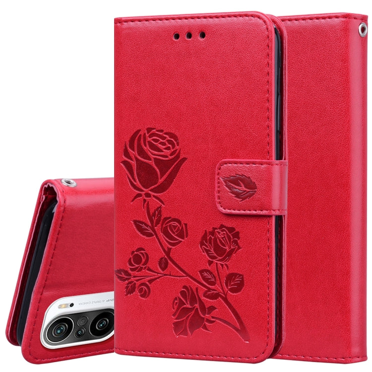 Custodia portafoglio in pelle PU rosa per Xiaomi Redmi Note 10 Pr