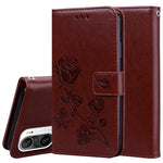 Custodia portafoglio in pelle PU rosa per Xiaomi Redmi Note 10 Pr