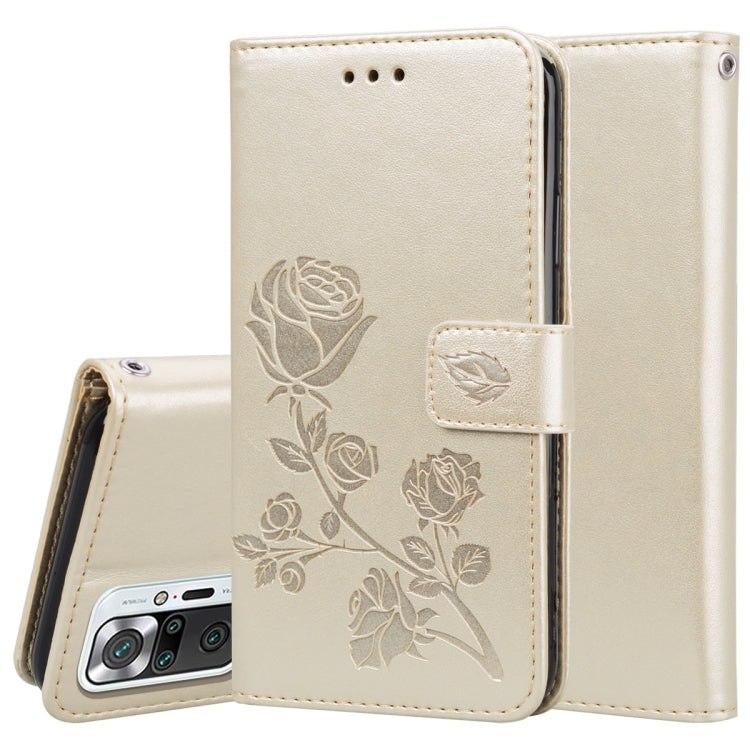 Custodia portafoglio in pelle PU rosa per Xiaomi Redmi Note 10 Pr