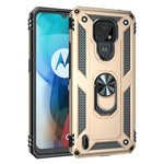 Custodia protettiva antiurto in TPU + PC con supporto girevole a 360 gradi, For Motorola Moto E7