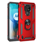 Custodia protettiva antiurto in TPU + PC con supporto girevole a 360 gradi, For Motorola Moto E7
