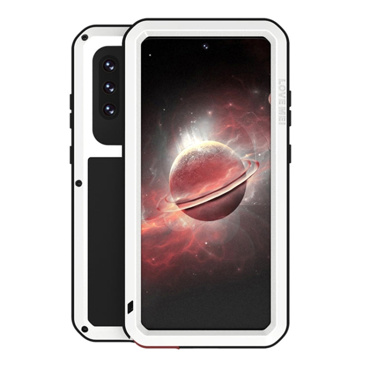 Custodia protettiva in metallo con vetro per Samsung Galaxy A72 5