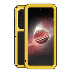 Custodia protettiva in metallo con vetro per Samsung Galaxy A72 5