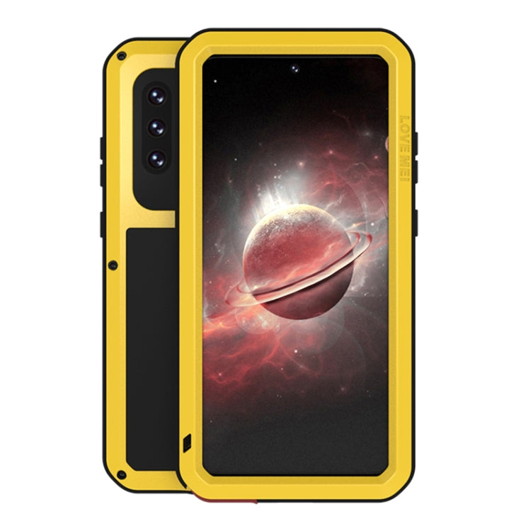 Custodia protettiva in metallo con vetro per Samsung Galaxy A72 5