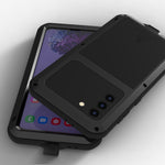 Custodia protettiva in metallo con vetro per Samsung Galaxy A72 5