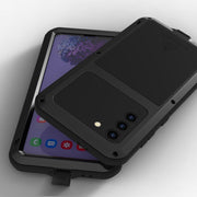 Custodia protettiva antipolvere impermeabile antiurto in metallo LOVE MEI con vetro, For Samsung Galaxy S21+ 5G, For Samsung Galaxy A72 5G / 4G