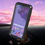 Custodia protettiva in metallo con vetro per Samsung Galaxy A72 5