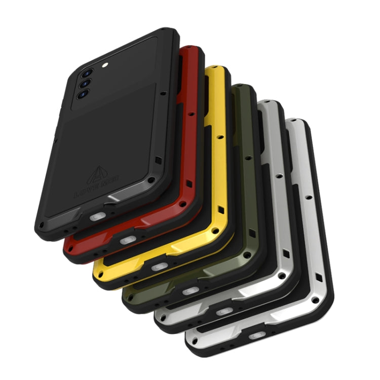 Custodia protettiva in metallo con vetro per Samsung Galaxy A72 5