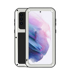 Custodia protettiva in metallo con vetro per Samsung Galaxy A72 5