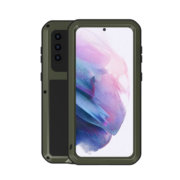 Custodia protettiva in metallo con vetro per Samsung Galaxy A72 5