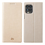Custodia portafoglio magnetica in pelle TPU per Motorola Edge S e