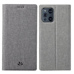 Custodia portafoglio magnetica in pelle TPU per Motorola Edge S e
