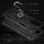 Custodia protettiva TPU e PC con supporto rotante per Xiaomi Redm