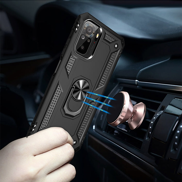 Custodia protettiva TPU e PC con supporto rotante per Xiaomi Redm