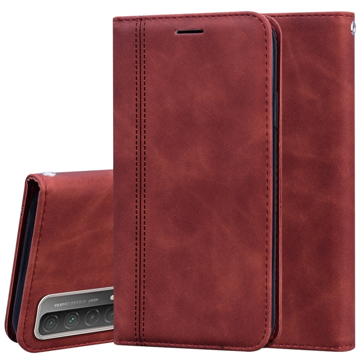 Custodia in pelle PU con vibrazione orizzontale magnetica aziendale smerigliata con supporto, slot per schede e cordino, For Huawei P smart 2021, For Huawei Honor 10X Lite
