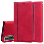 Custodia in pelle PU con vibrazione orizzontale magnetica aziendale smerigliata con supporto, slot per schede e cordino, For Huawei P smart 2021, For Huawei Honor 10X Lite