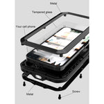 Custodia protettiva in metallo per iPhone 12 e 12 mini