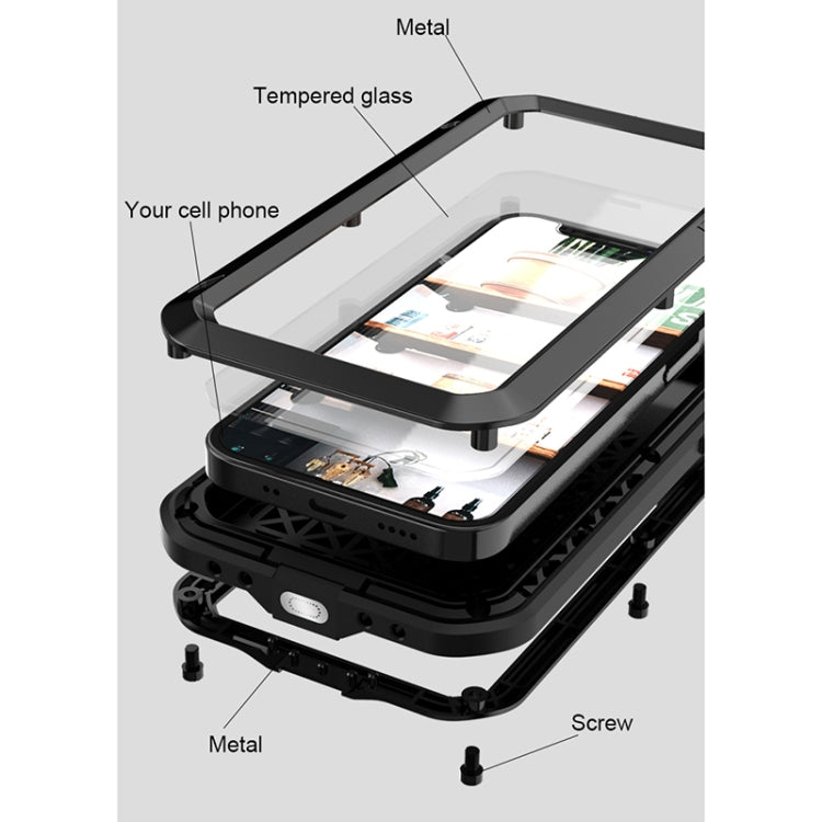 Custodia protettiva in metallo per iPhone 12 e 12 mini