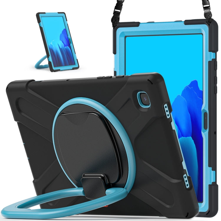 Custodia protettiva in silicone + PC con supporto e tracolla, For Samsung Galaxy Tab S8 / Galaxy Tab S7 T870 / T875, For Samsung Galaxy Tab A7 10.4 (2020) T500 / T505