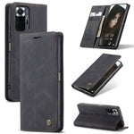 Custodia portafoglio in pelle con flip per Xiaomi Redmi Note 10 P
