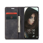 Custodia portafoglio in pelle con flip per Xiaomi Redmi Note 10 P