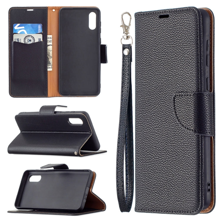 Custodia portafoglio in pelle per Samsung Galaxy A02