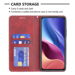 Custodia portafoglio in pelle con rotazione per Xiaomi
